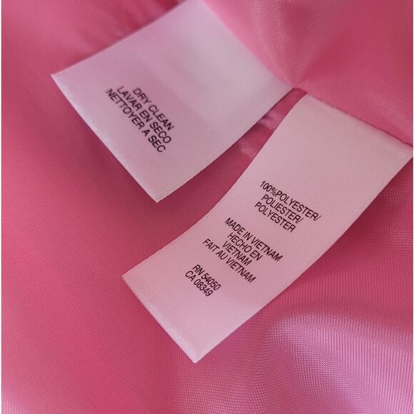 Jones Studio Separates Lined Blazer Jacket Pink 24W - Picture 5 of 6